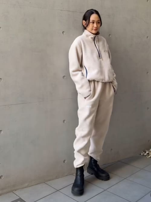 Message Fleece Top /メッセージフリーストップス（スウェット