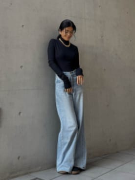 ALEXIA STAMさん（レディース・157cm）の夏コーディネート