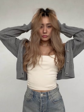 ALEXIA STAMさん（レディース・160cm）の春コーディネート