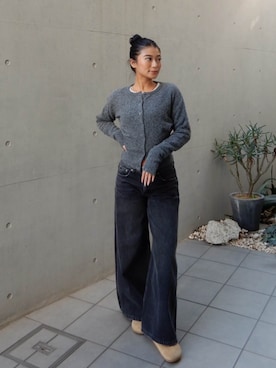 ALEXIA STAMさん（レディース・157cm）の秋コーディネート