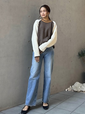 ALEXIA STAMさん（レディース・163cm）の秋コーディネート