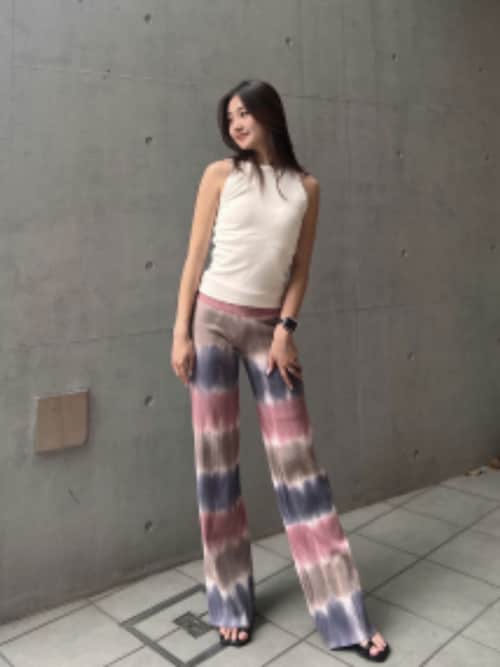 セール】Rib Flare Pants /タイダイフレアパンツ（その他パンツ
