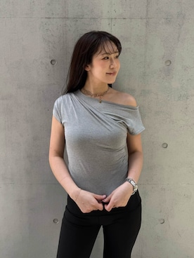 ALEXIA STAMさん(レディース・159cm)の夏コーディネート