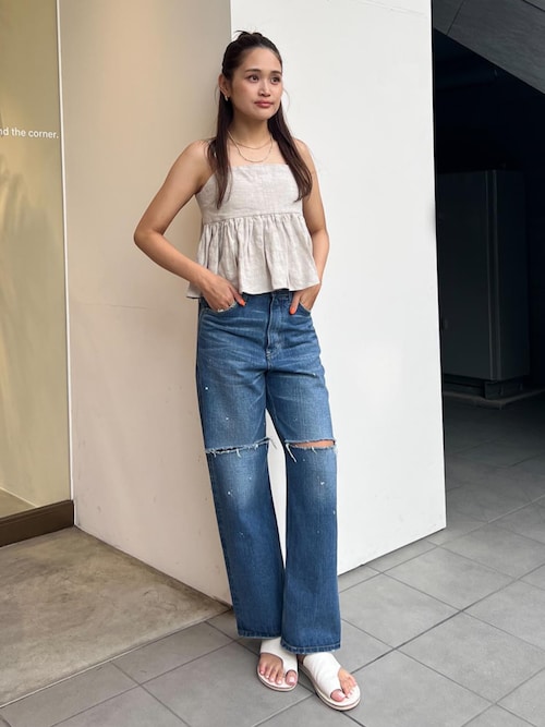 セール】ALEXIA STAM x Lee Straight Denim Pants /Leeコラボ
