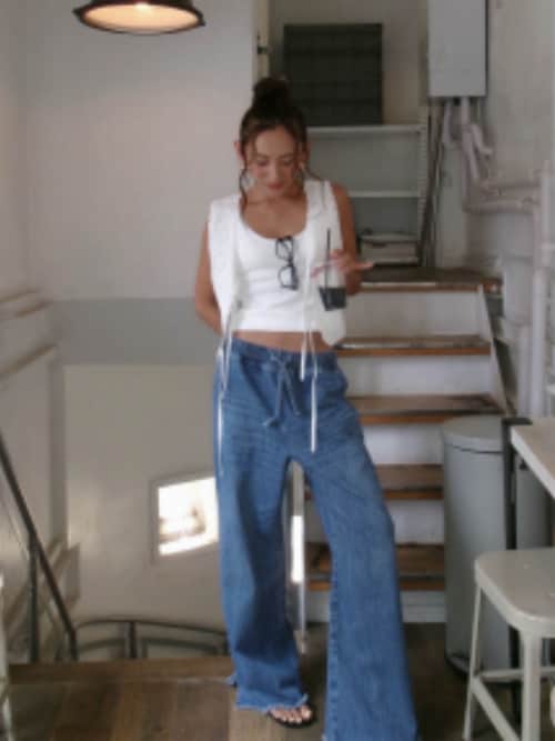 Easy Denim Pants /カットオフイージーデニムパンツ（デニムパンツ