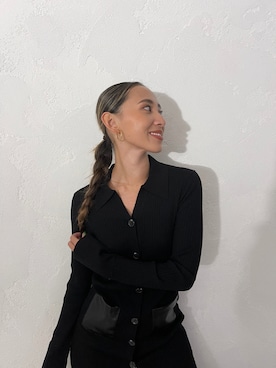 ALEXIA STAMさん（レディース・163cm）の冬コーディネート