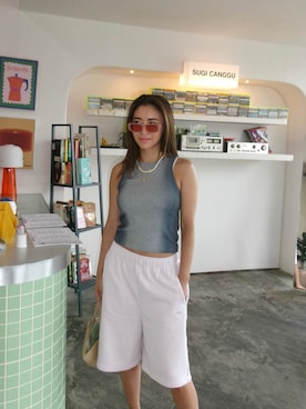 「ALEXIA STAM（アリシアスタン）のアイテム」を使った、ALEXIA STAMさん（レディース・158cm）の春コーディネート