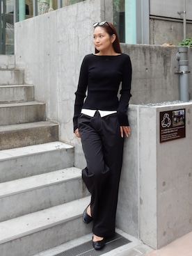 ALEXIA STAMさん（レディース・163cm）の秋コーディネート