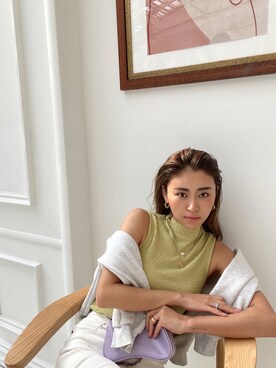 ALEXIA STAMさん(レディース・158cm)の春コーディネート