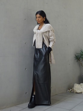 ALEXIA STAMさん（レディース・157cm）の秋コーディネート