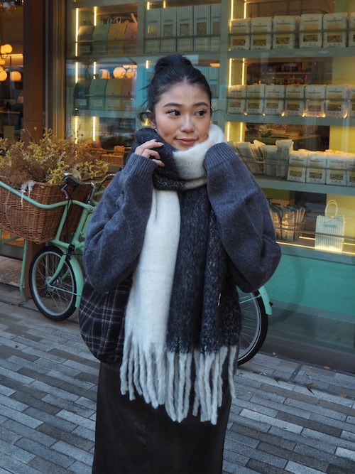 セール】Logo Scarf /ASロゴマフラー（マフラー）｜ALEXIA STAM