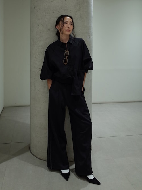 セール】Side Stitch Wide Pants /サイドステッチジャージパンツ