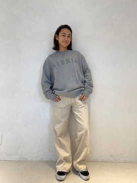 ALEXIA STAMさん（レディース・154cm）の秋コーディネート