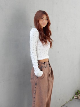 ALEXIA STAMさん（レディース・164cm）の秋コーディネート