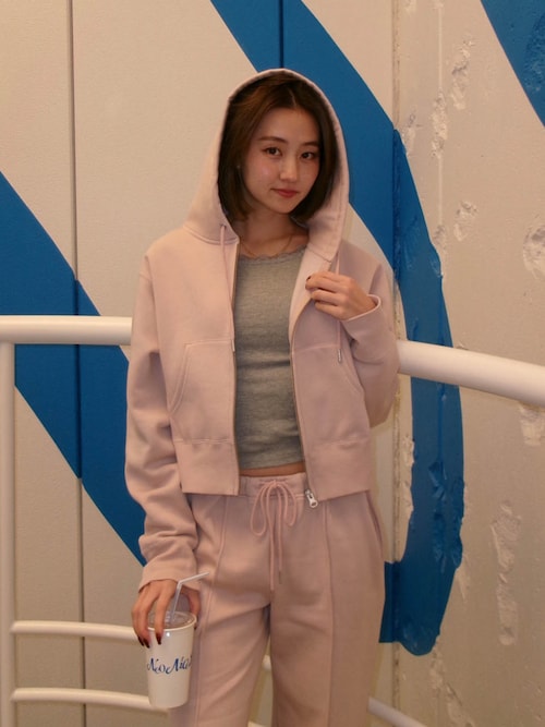Wellness Zip Up Hoodie /ウェルネス ロゴスウェットフーディー