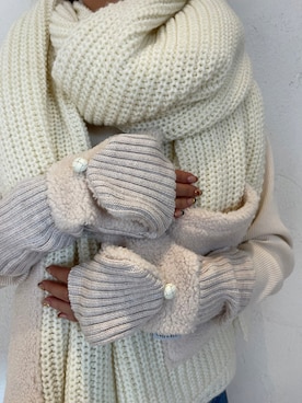 ALEXIA STAMさん（レディース・157cm）の冬コーディネート