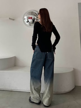 ALEXIA STAMさん（レディース・163cm）の秋コーディネート