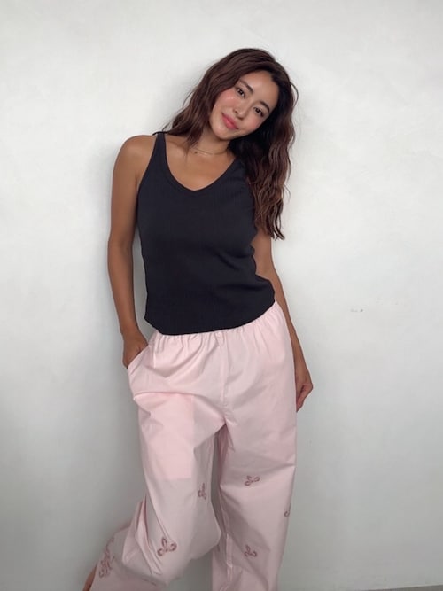 アリシアスタン Cozy Pants セール】Embroidery Cozy Pants /刺繍リラックスパンツ（その他