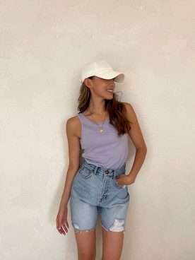 ALEXIA STAMさん（レディース・163cm）の夏コーディネート