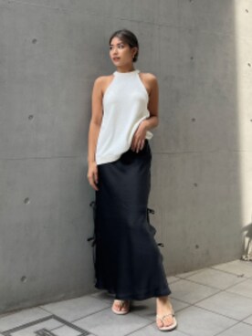 ALEXIA STAMさん（レディース・155cm）の夏コーディネート