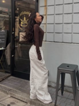 ALEXIA STAMさん（レディース・163cm）の夏コーディネート