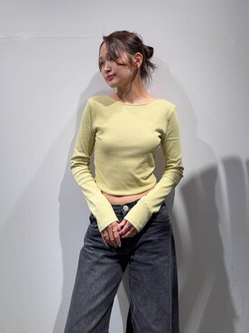 ALEXIA STAMさん（レディース・163cm）の冬コーディネート