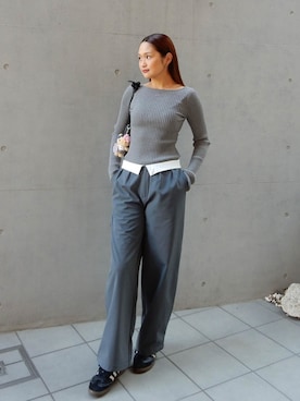 ALEXIA STAMさん（レディース・163cm）の秋コーディネート