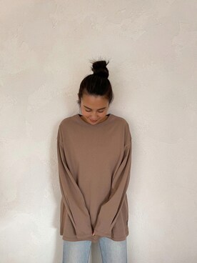 ALEXIA STAMさん（レディース・154cm）の秋コーディネート