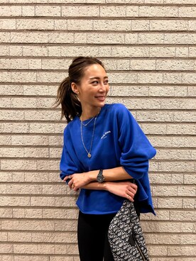 ALEXIA STAMさん（レディース・170cm）の冬コーディネート