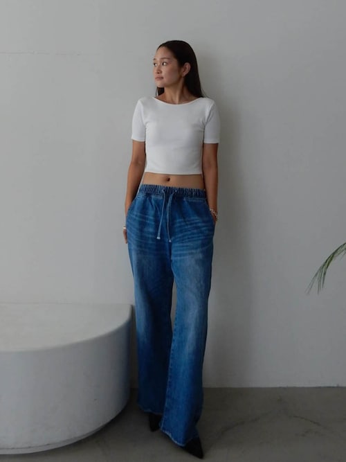 Easy Denim Pants /カットオフイージーデニムパンツ（デニムパンツ