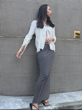 ALEXIA STAMさん（レディース・163cm）の秋コーディネート