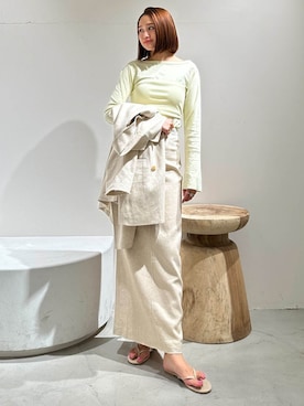 「ALEXIA STAM（アリシアスタン）のアイテム（その他アウター）」を使った、ALEXIA STAMさん（レディース・163cm）の冬コーディネート