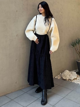 ALEXIA STAMさん（レディース・164cm）の秋コーディネート