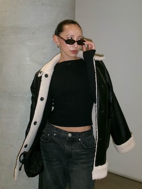 ALEXIA STAMさん（レディース・163cm）の秋コーディネート