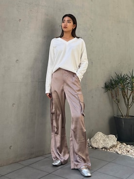 ALEXIA STAMさん(レディース・155cm)の夏コーディネート