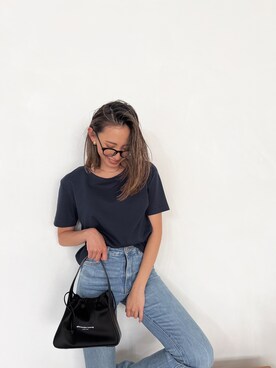 ALEXIA STAMさん（レディース・163cm）の夏コーディネート