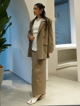 「ALEXIA STAM（アリシアスタン）のアイテム（その他アウター）」を使った、ALEXIA STAMさん（レディース・160cm）の冬コーディネート
