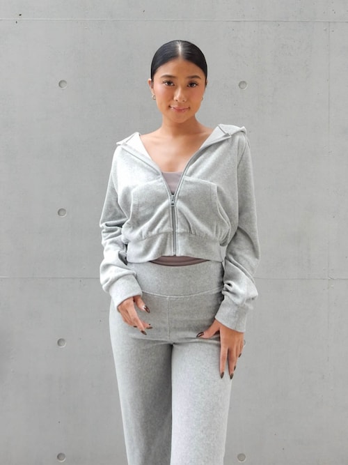 ALEXIA STAM パーカー Wellness Velour Hoodie /ウェルネス