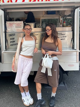 「ALEXIA STAM（アリシアスタン）のアイテム」を使った、ALEXIA STAMさん（レディース・158cm）の春コーディネート