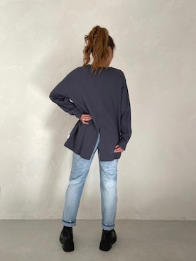 ALEXIA STAMさん（レディース・157cm）の秋コーディネート