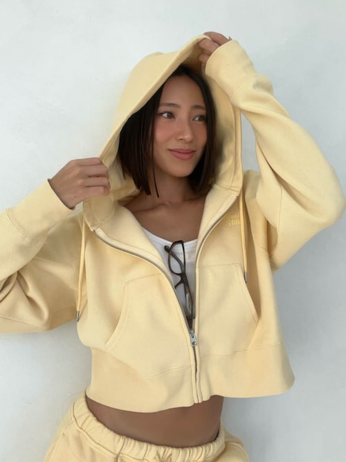 Wellness Zip Up Hoodie /ウェルネス ロゴスウェットフーディー