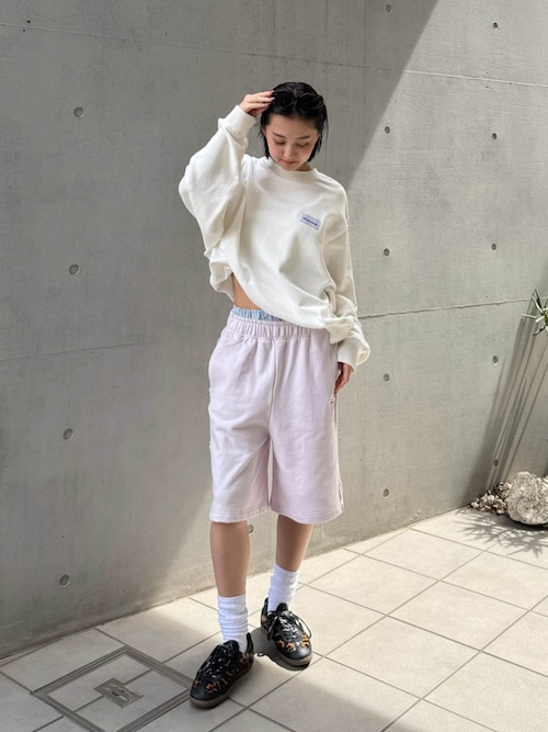 French Terry Shorts /裏毛ハーフパンツ（その他パンツ）｜ALEXIA STAM