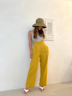 ALEXIA STAMさん（レディース・163cm）の夏コーディネート