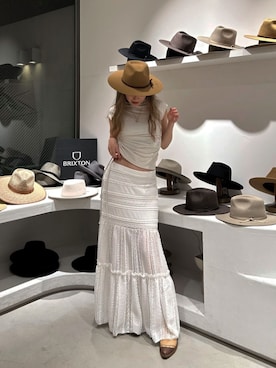 ALEXIA STAMさん（レディース・160cm）の夏コーディネート