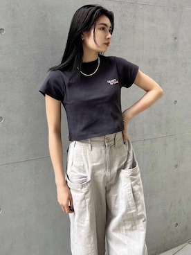 ALEXIA STAMさん（レディース・155cm）の春コーディネート