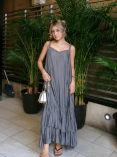 alexia stam ワンピース セール】Wellness High Neck Long Sleeve Dress /背中開き