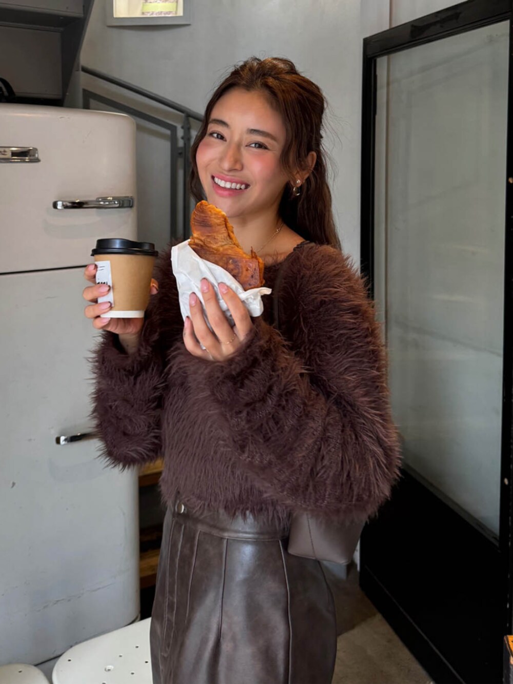 ALEXIA STAM（アリシアスタン）の「Shaggy Knit Top /ふわふわシャギー