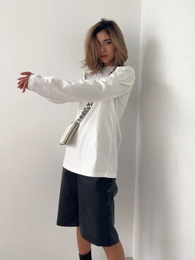 ALEXIA STAMさん（レディース・158cm）の秋コーディネート