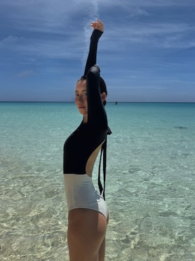「アイテム（水着/着物・浴衣）」を使った、ALEXIA STAMさん（レディース・158cm）の秋コーディネート