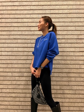 ALEXIA STAMさん（レディース・170cm）の冬コーディネート